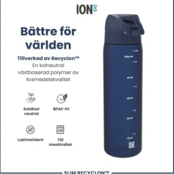 ION8 Vattenflaska Marinblå 500 ml