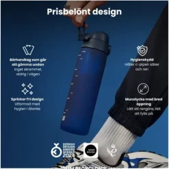 ION8 Vattenflaska Marinblå 500 ml