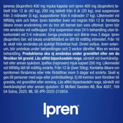 Ipren Filmdragerad Tablett 400 mg 30 st