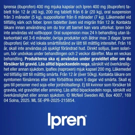 Ipren Filmdragerad Tablett 400 mg 10 st