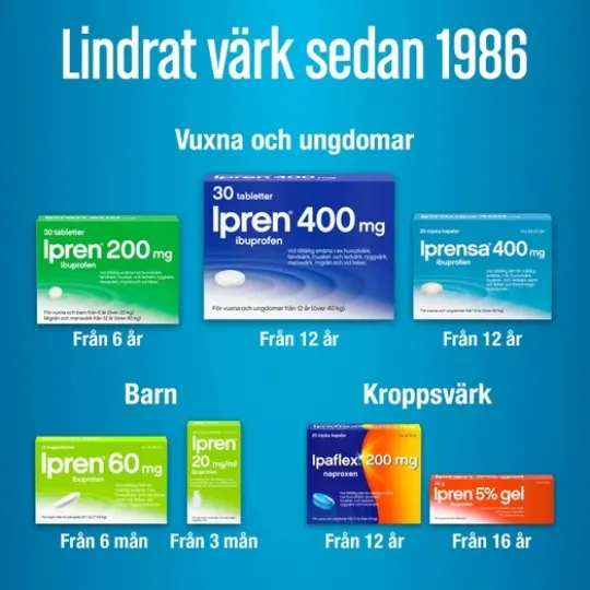 Iprensa mjuka kapslar 400 mg 20 st