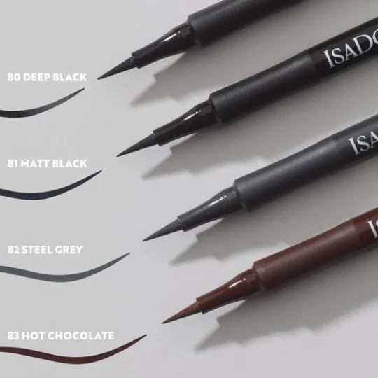 IsaDora Flex Tip Eyeliner 80 Deep Black 1 ml