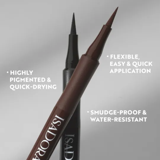 IsaDora Flex Tip Eyeliner 80 Deep Black 1 ml