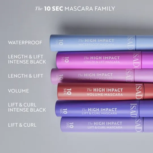 ISADORA 10 sec High Imp Volume Mascara 01 Black 9 ml
