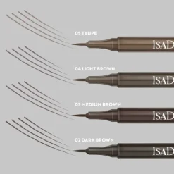 IsaDora The Brow Fine Liner, Micro fine precise tip 03 Medium Brown