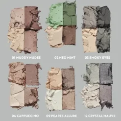 IsaDora The Eyeshadow Quartet 01 Muddy Nudes 3,5 g