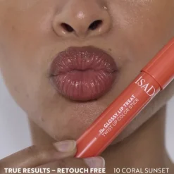 IsaDora The Glossy Lip Treat Twist Up Color Stick 10 Coral Sunset 3,3 g