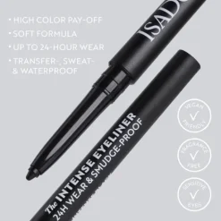 IsaDora The Intense Eyeliner 24H Wear & Smudge-proof 61 Black Brown 0,35 g
