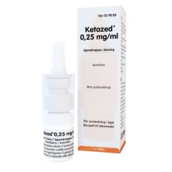 Ketazed 0,25 mg/ml 10 milliliter Ögondroppar, lösning