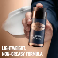 King C. Gillette Men's Face & Stubble Moisturiser 100 ml