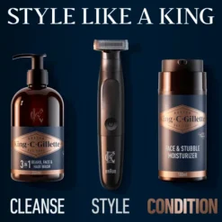 King C. Gillette Men's Face & Stubble Moisturiser 100 ml