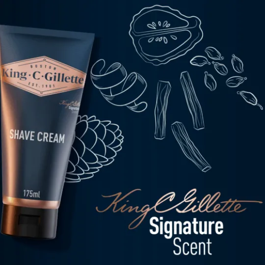 King C. Gillette Shave Cream 175 ml