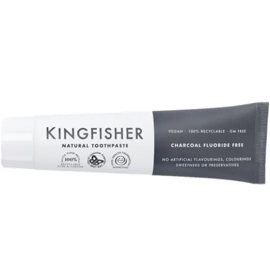 Kingfisher Tandkräm Aktivt Kol Whitening 100 ml