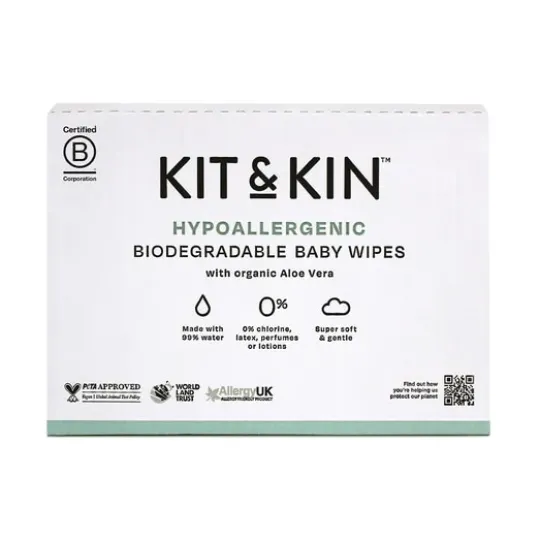 Kit & Kin Baby Wipes 10x60 st