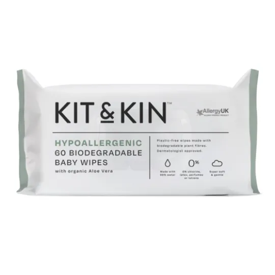 Kit & Kin Våtservetter 60-pack