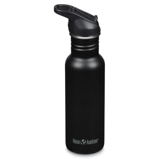 Klean Kanteen Classic Black w/ Flip Seal Sport Cap 800 ml