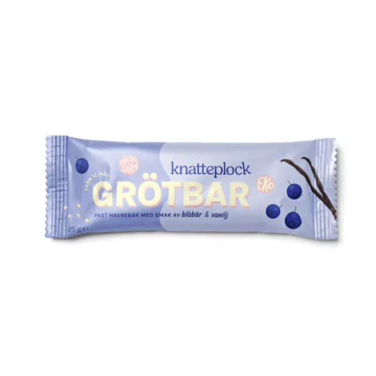 Knatteplock Grötbar Blåbär & Vanilj 25 g