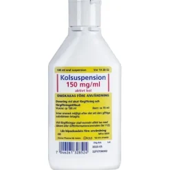 Kolsuspension 150 mg/ml 100 milliliter Oral suspension