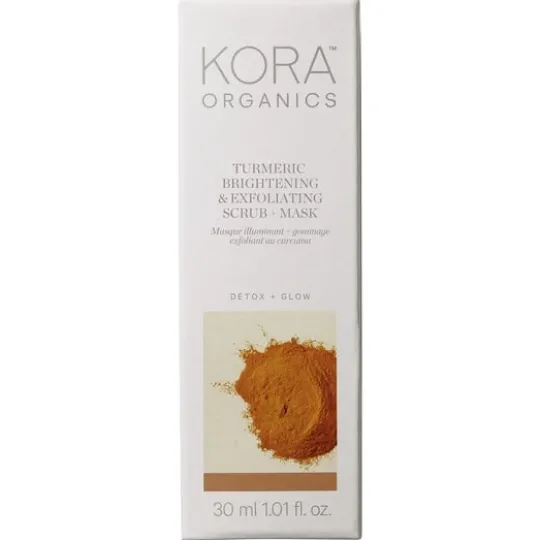 KORA Organics Turmeric Brightening & Exfoliating Scrub & Mask 30 ml