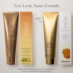 KORA Organics Turmeric Brightening & Exfoliating Scrub & Mask 100 ml