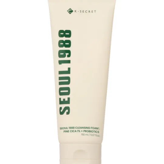 K-Secret SEOUL 1988 Cleansing Foam Pine Cica 1% + Probiotics 150 ml