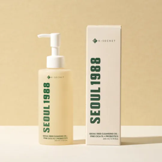 K-Secret SEOUL 1988 Cleansing Oil Pine Cica 1% + Probiotics 200 ml