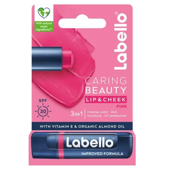Labello Läppbalsam Caring Beauty Pink 4,8 g