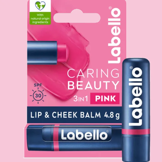 Labello Läppbalsam Caring Beauty Pink 4,8 g