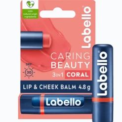 Labello Läppbalsam Caring Beauty Coral-Nude 4,8 g