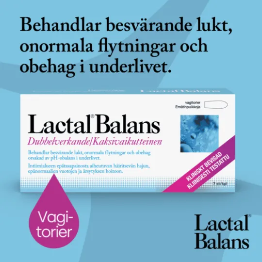 Lactal Balans Vagitorium 7 st