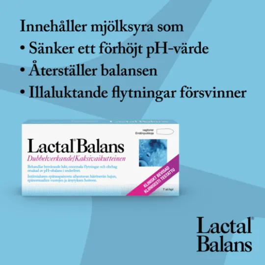 Lactal Balans Vagitorium 7 st