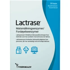 Lactrase laktasenzym, kapslar 30 st
