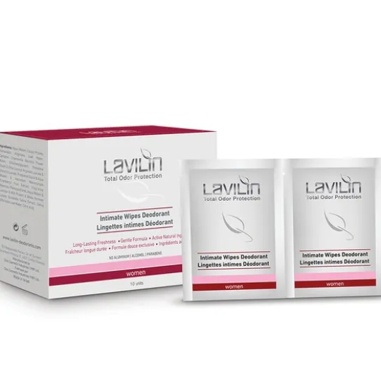 Lavilin Intimate Deodorant Wipes Probiotic 10 st