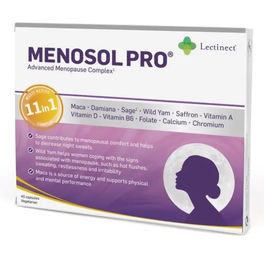 Lectinect Menosol PRO 40 kapslar