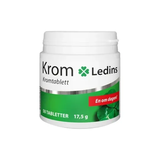 Ledins Krom 200 mikrogram 50 tabletter