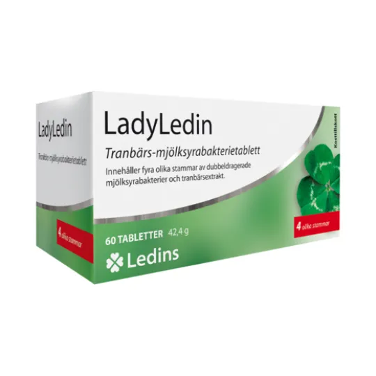 Ledins LadyLedin Tranbärs-För Magentablett 60 st