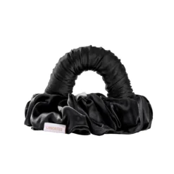 Lenoites Blowout Tie in Mulberry Silk Black Large