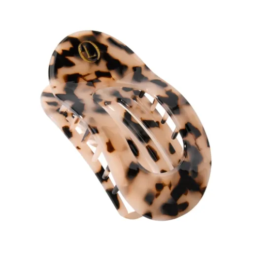 Lenoites Eco-Friendly Flat Hair Clip Nude Leopard
