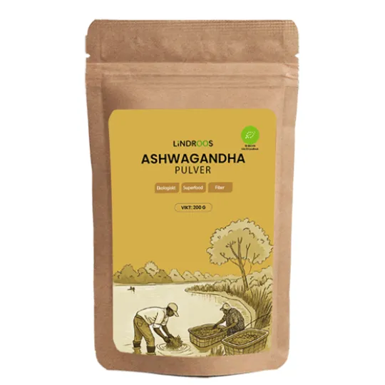 Lindroos Ashwagandhapulver Ekologiskt 200 g