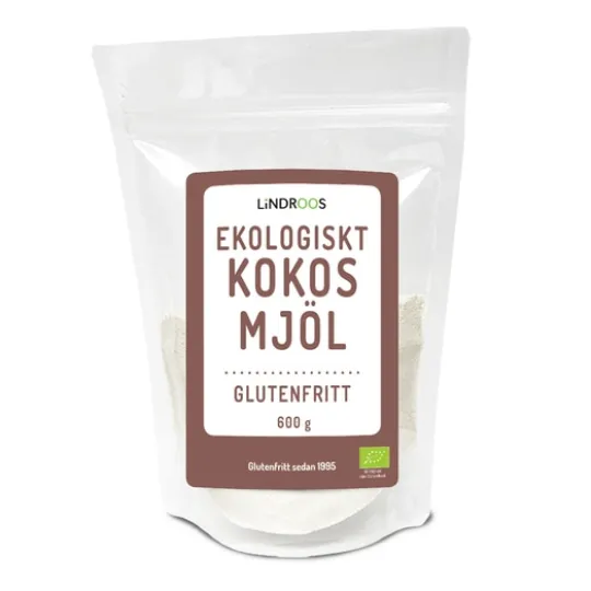 Lindroos Ekologiskt Kokosmjöl 600 g