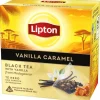 Lipton Svart Te Vanilla Caramel 20 st