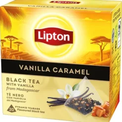 Lipton Svart Te Vanilla Caramel 20 st