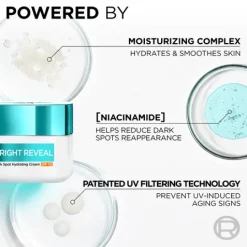 L'Oréal Paris Bright Reveal Niacinamide Dark Spot Hydrating Day Cream SPF50 50 ml