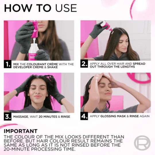 L'Oréal Paris Casting Crème Gloss Semi-Permanent Hårfärg 400 Brown