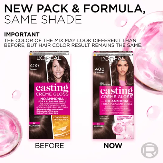 L'Oréal Paris Casting Crème Gloss Semi-Permanent Hårfärg 1010 Iced Light Blonde