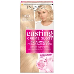 L'Oréal Paris Casting Crème Gloss Semi-Permanent Hårfärg 1021 Pearly Light Blonde