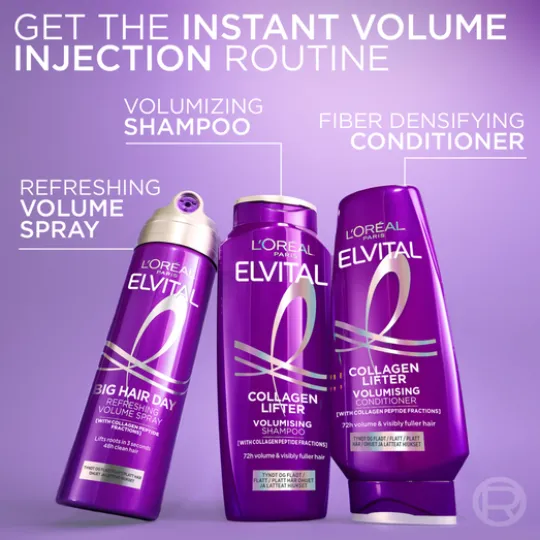 L'Oréal Paris Elvital Collagen Lifter Big Hair Day Refreshing Volume Spray 200 ml