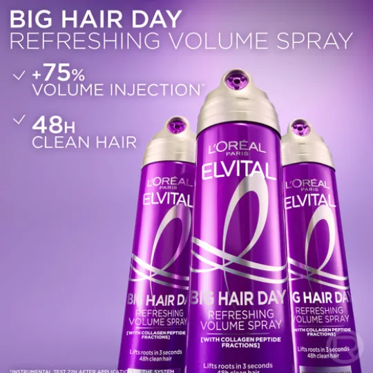 L'Oréal Paris Elvital Collagen Lifter Big Hair Day Refreshing Volume Spray 200 ml