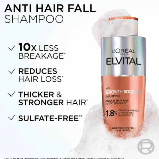 L'Oréal Paris Elvital Growth Booster Shampoo 200 ml