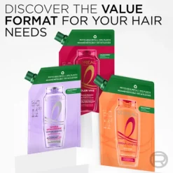 L'Oréal Paris Elvital Hyaluron Plump Shampoo Refill för fuktfattigt hår 500 ml